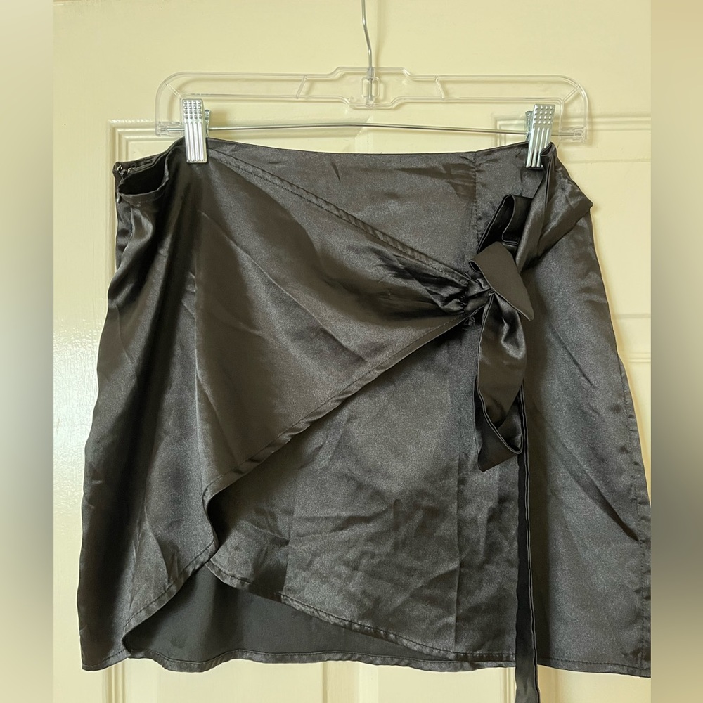 Shein Black Wrap Skirt